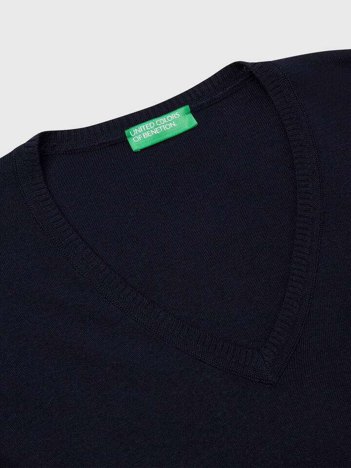 V NECK SWEATER L/S Women image number 6